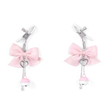 Bow love bell breast clip NC005