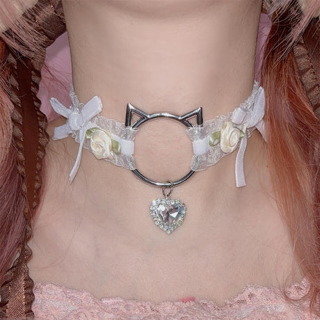 bow cat collar S010