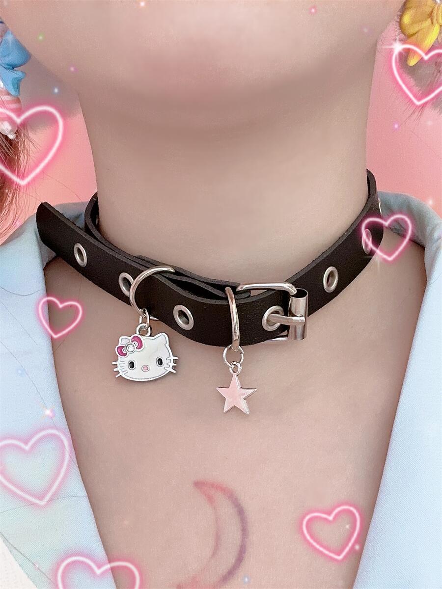 Cute cat collar H228