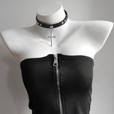 Punk Cross Collar S258