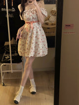 Sweet Pearl Suspender Dress CC032