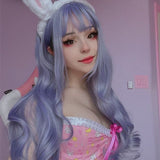 Lolita Purple Straight Wig WS1085