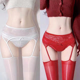 Lace suspender stockings S138