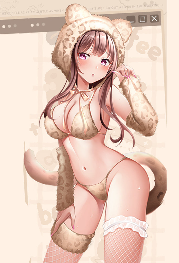 Fuzzy Kitten Lingerie Set H021