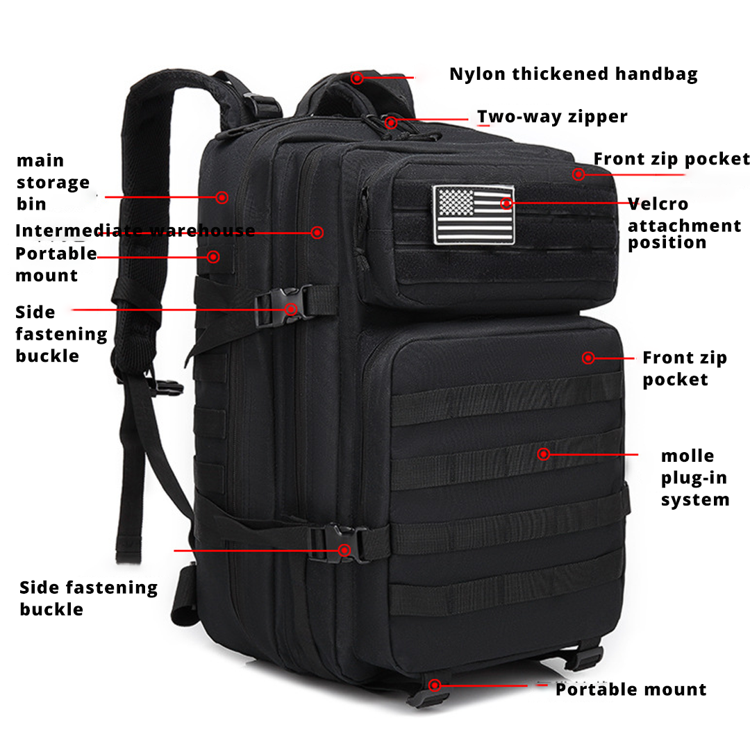 45L Tactical Assault Backpack | Outdoor Adventures