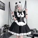 Black cat maid S414