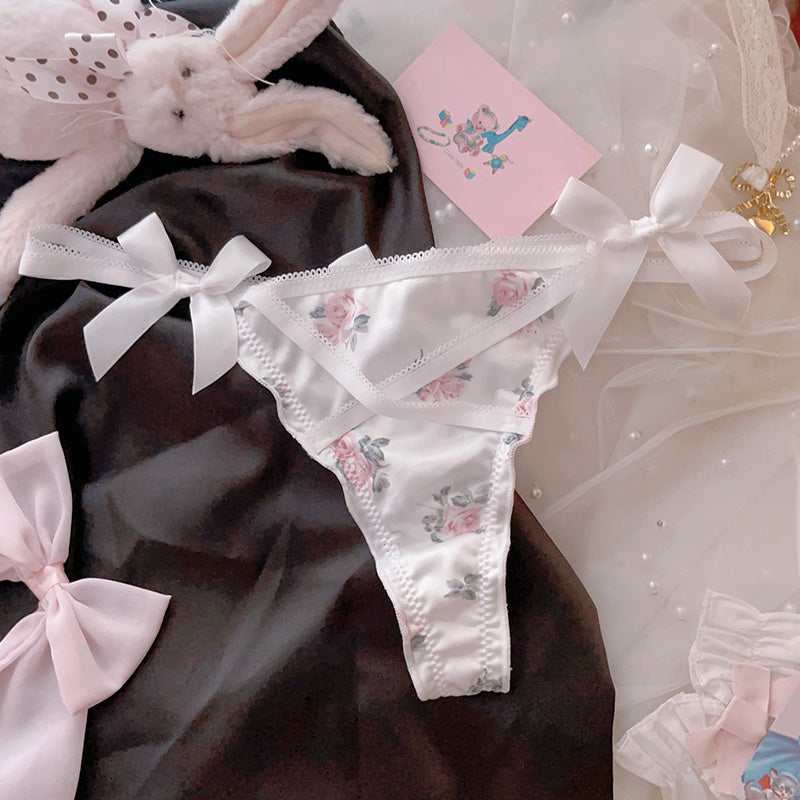 Cute flower bow underwear S054