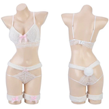 Cute plus bunny suit S463