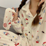 Cute plush pajamas S172