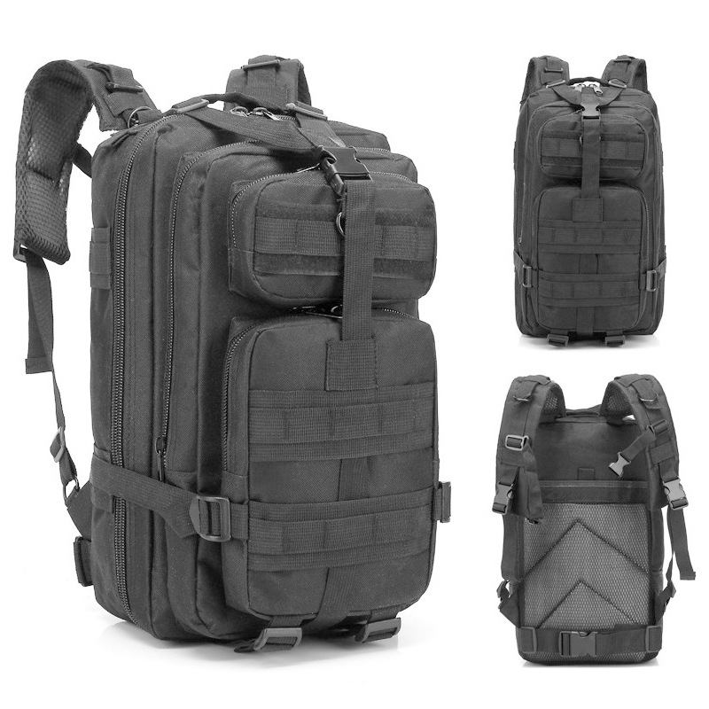 3P Waterproof Black Hawk Backpack - 30L