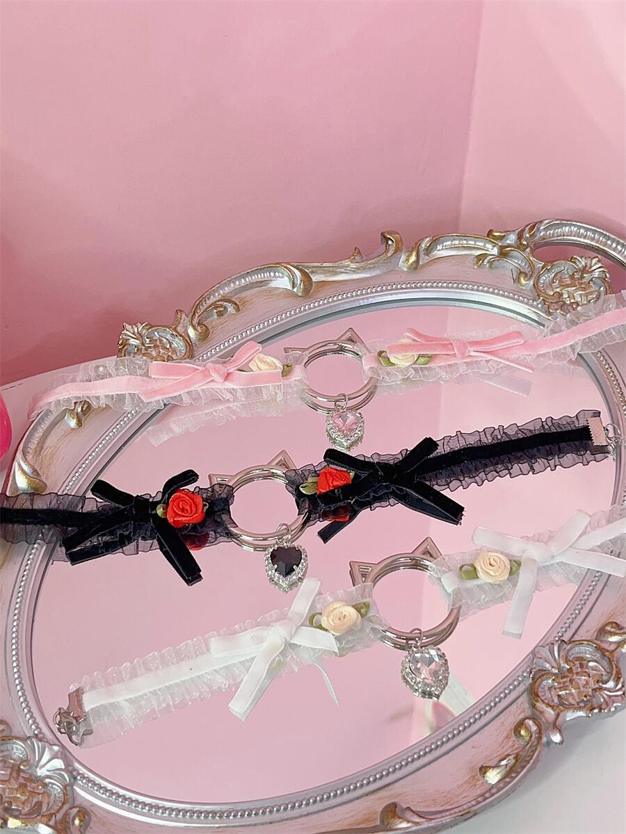 bow cat collar S010