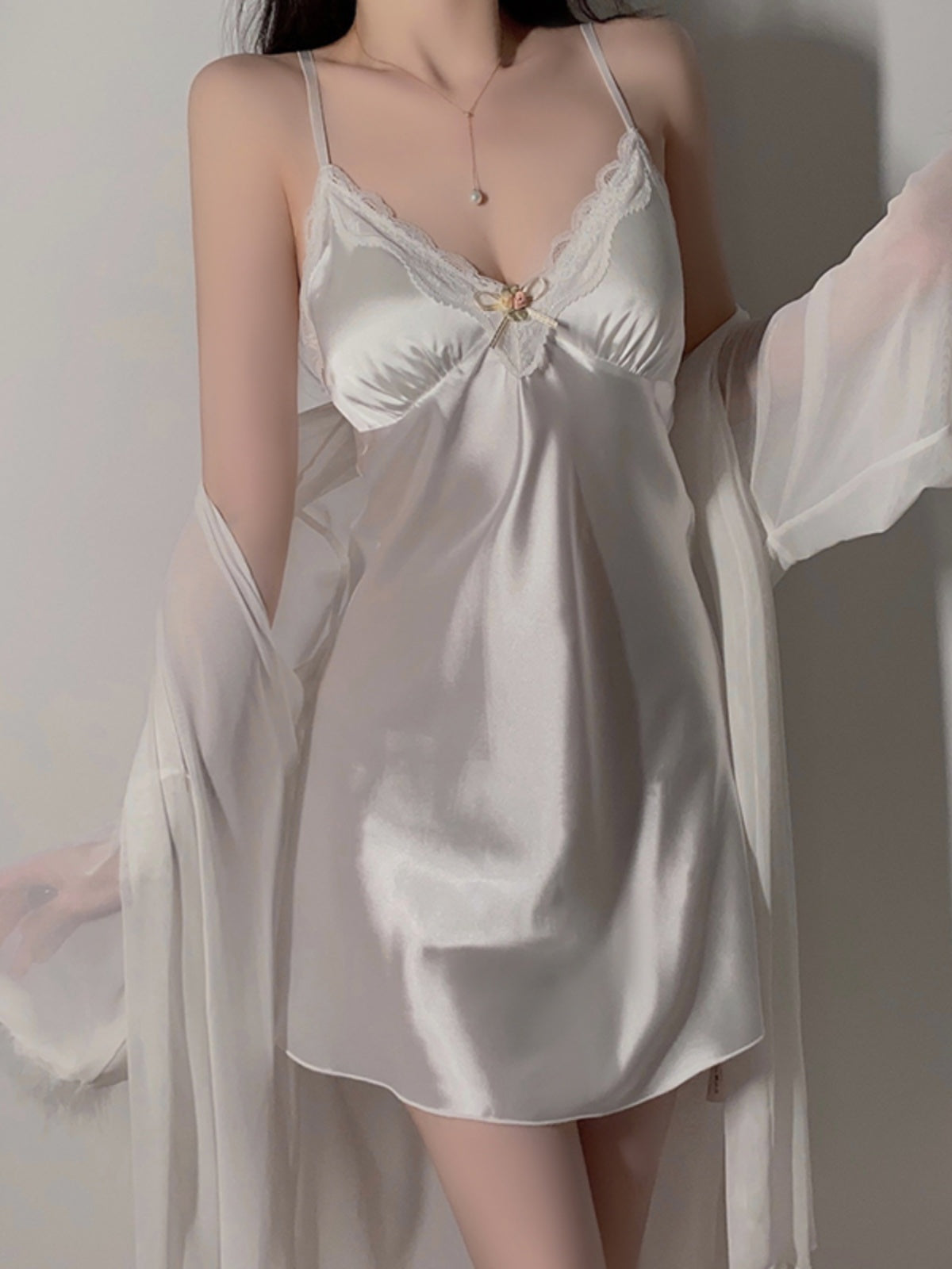 Sweet Suspender Nightgown PA10129