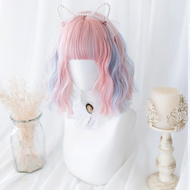 Short curly hair lolita wig  WS2082