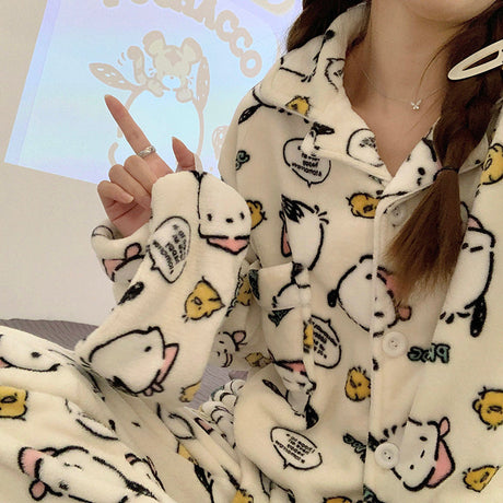 Cute plush pajamas S172