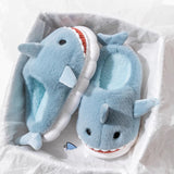 Plush shark slippers S165