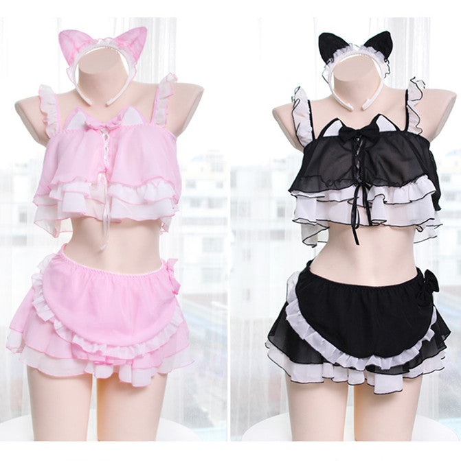 Chiffon cat girl suit SS3075