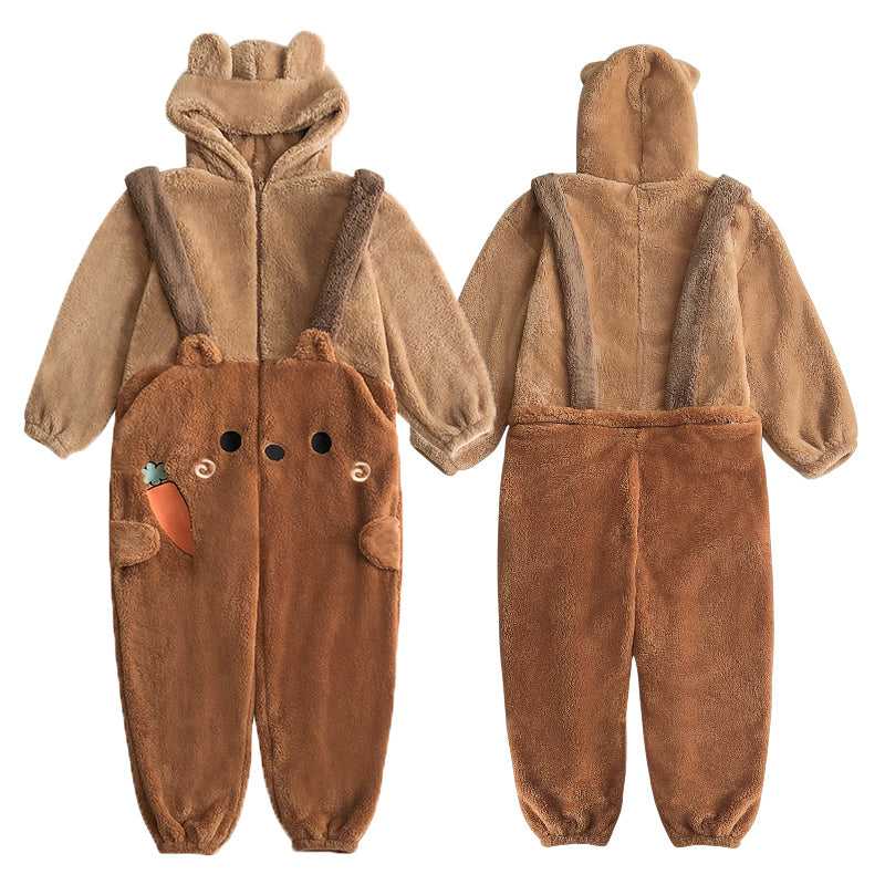 Bear one piece pajamas S022