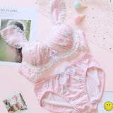 Cartoon lace underwear set S058