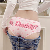 Pink love underwear H221