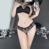 Lace bow panties  S094