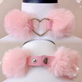 Cute plush choker S460