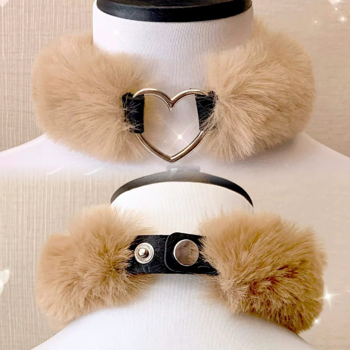 Cute plush choker S460