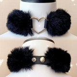 Cute plush choker S460