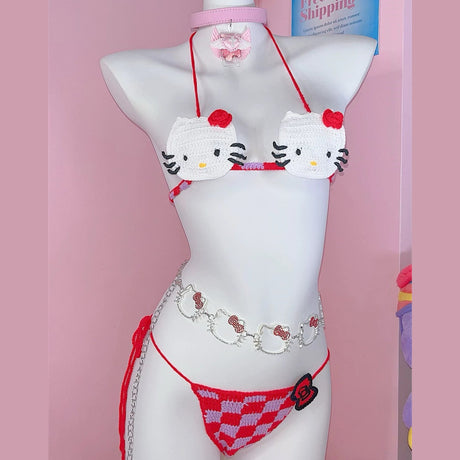 Cute cartoon bikini set S473