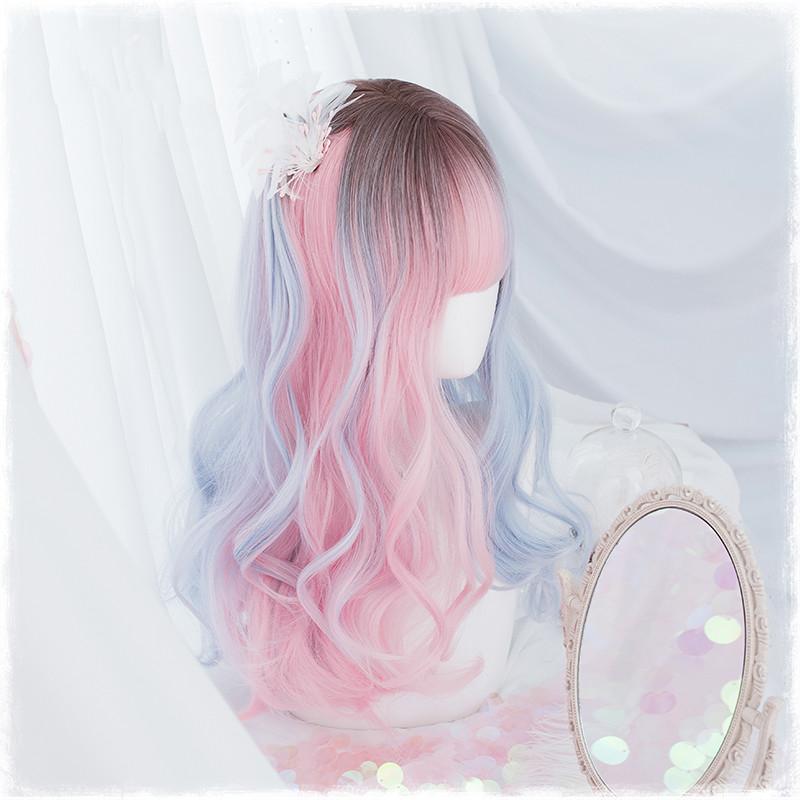 Lolita Mixed color Straight Wig WS1084