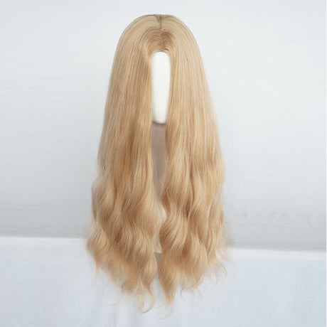 Big wavy blonde medium long hair WS1156