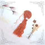 Lolita Orange Long Curly Wig  WS1071