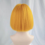 Lolita yellow cute short straight wig WS2192