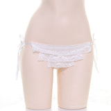 Lace dark pattern tie panties SS1223