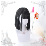 Lolita Black Light Brown Straight Wig WS1042