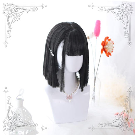 Lolita Black Light Brown Straight Wig WS1042