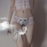 Japanese cute cat panties SS2885