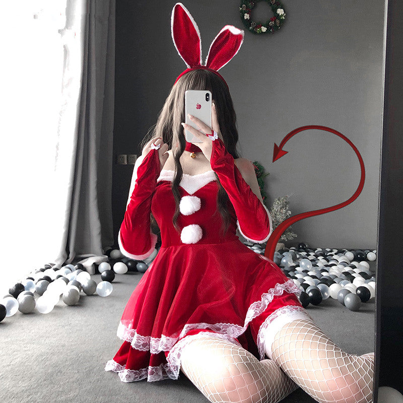 Bunny girl style christmas outfit SS2211