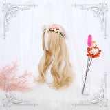 Lolita Golden-Yellow Long Curly Hair Wig  WS1067