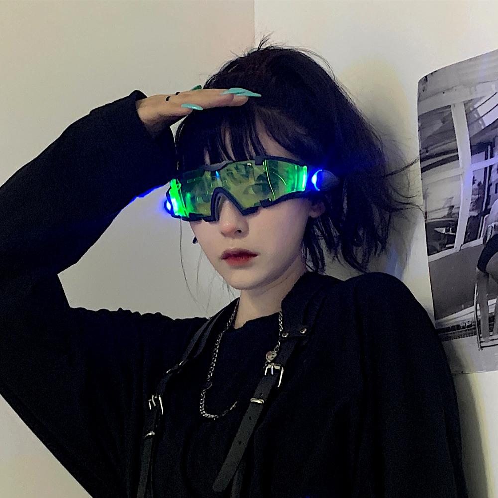 Harajuku style LED light-up glasses WS3059