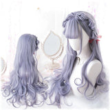 Lolita Purple Straight Wig WS1085