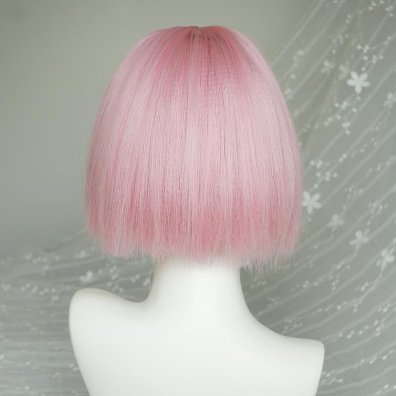 Harajuku short hair fluffy melange lolita wig  WS1182