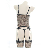 Cute leopard print one-piece underwear SS2253