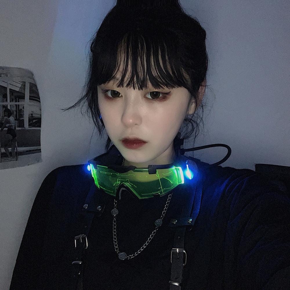 Harajuku style LED light-up glasses WS3059