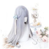 Lolita Purple Straight Wigs WS1093