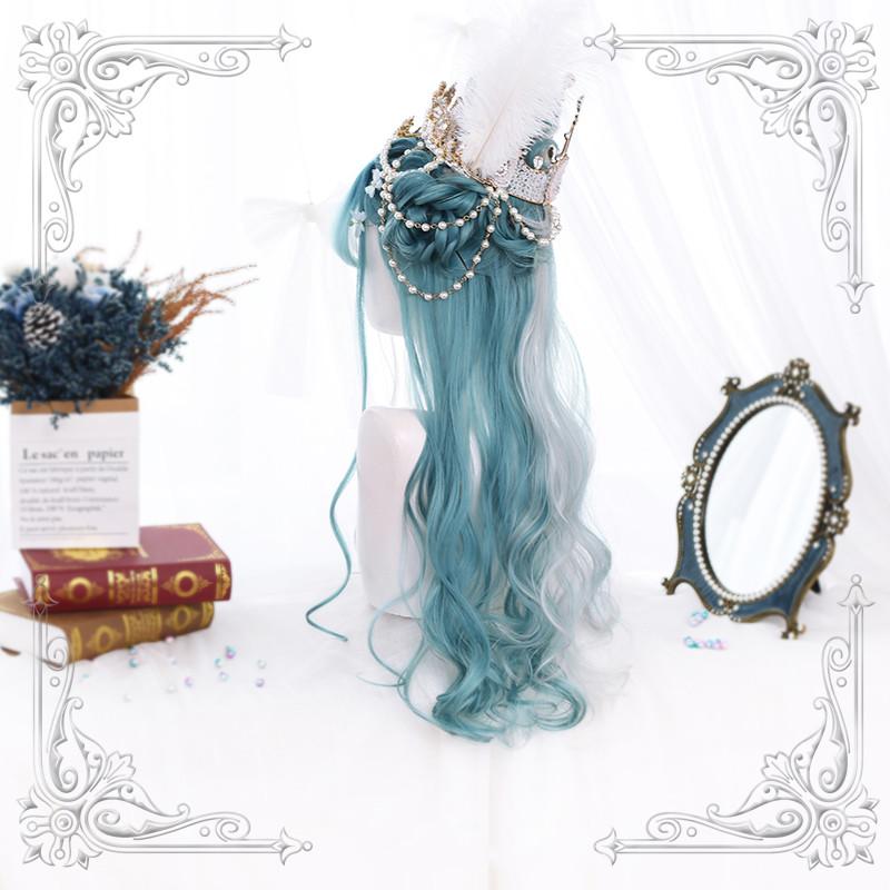 Harajuku Lolita melange long curly wig WS1306