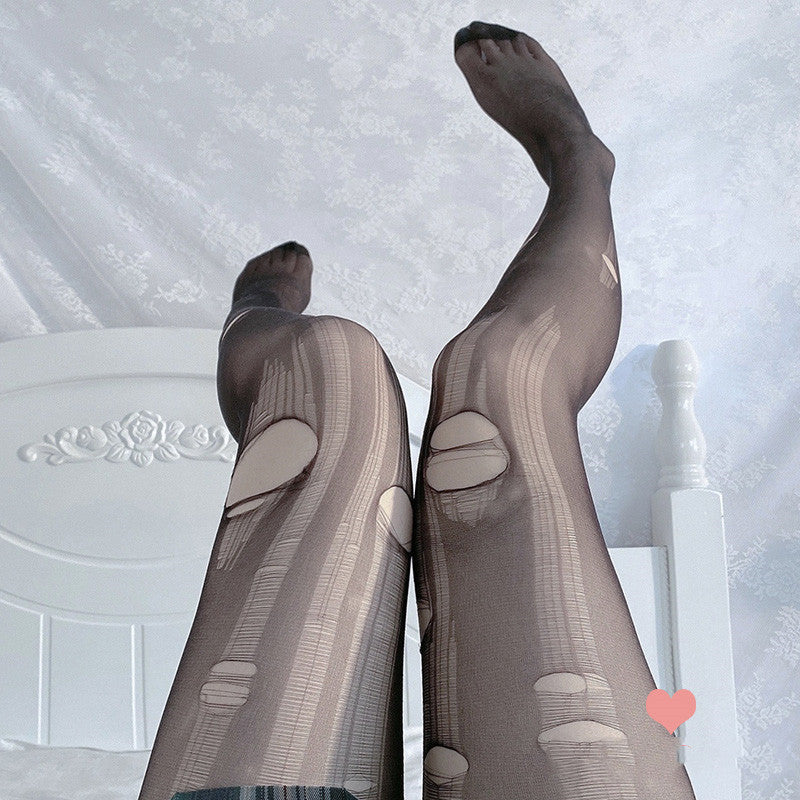 Hand tearing disposable one piece stockings  SS2904