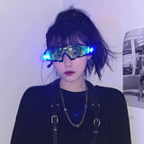 Harajuku style LED light-up glasses WS3059