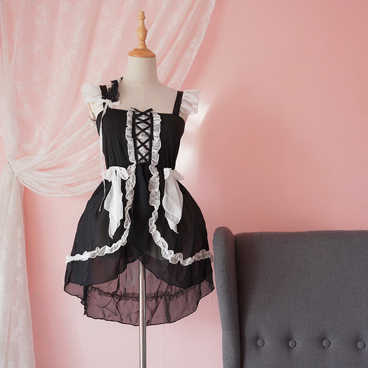 Gothic lolita chiffon suspender dress SS2243