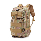 Compact Convenient 3P Waterproof Black Hawk Backpack - 30L