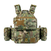 Quick Release MOLLE Camo Plate Carrier - OCP Tactical Vest